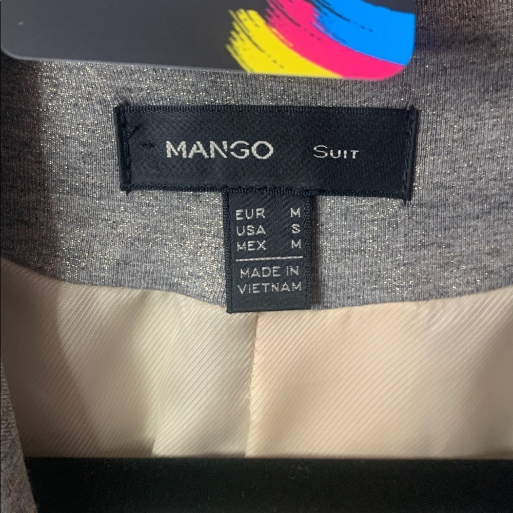 Mango Blazer Gold Shimmer - Picture 3 of 5